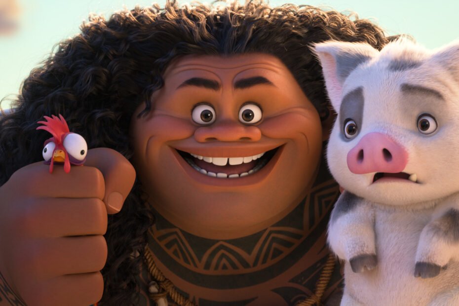 Dwayne Johnson brilha como Maui em novas fotos do live-action de Moana