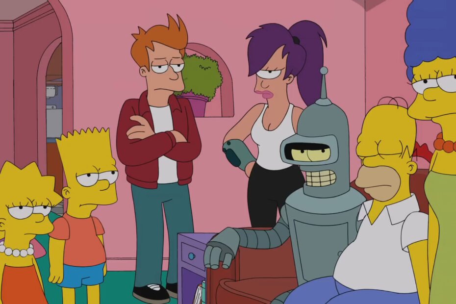 Futurama: Fry e suas semelhanças com personagens da Simpsons