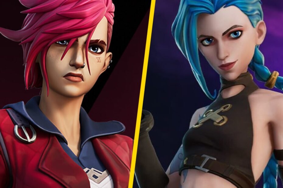 Jogadores de Fortnite pedem volta de skins de Jinx e Vi