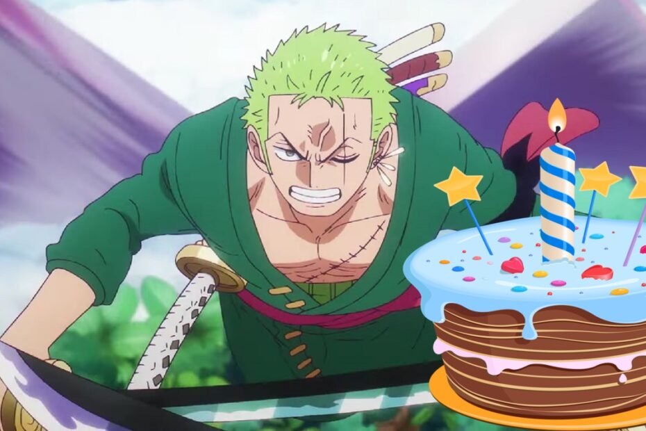 Zoro ganha arte nova em celebração de seu aniversário!