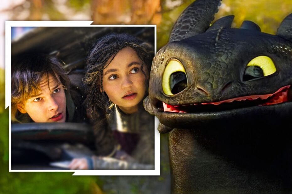 Hiccup e Astrid em Ação no Remake de Como Treinar o Seu Dragão