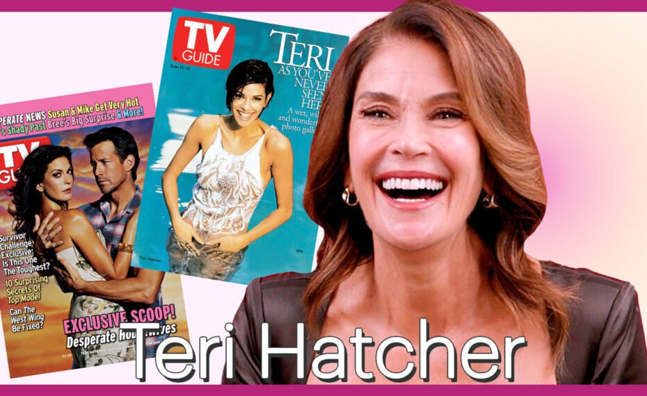 Teri Hatcher relembrando momentos icônicos de Desperate Housewives