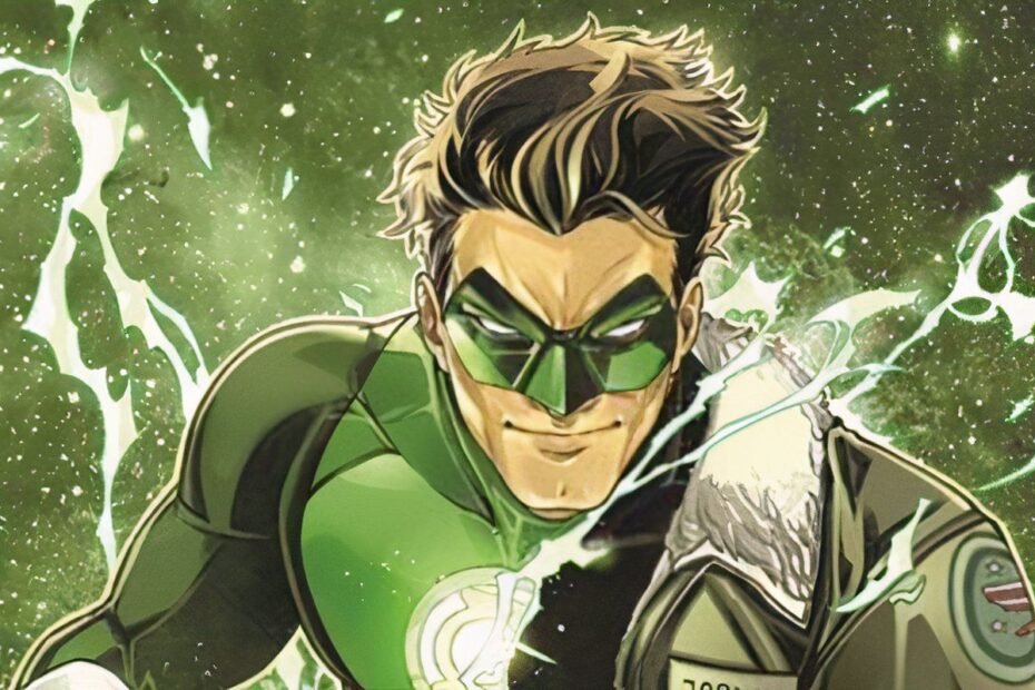 Hal Jordan e sua nova moto: uma aventura entre estrelas!