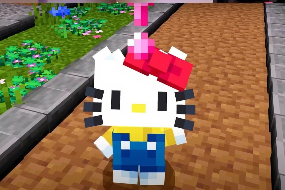 Hello Kitty ganha vida em Minecraft com nova DLC encantadora