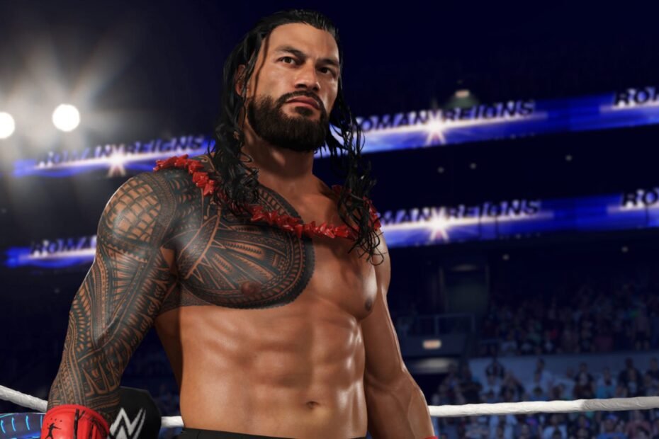 Roman Reigns brilha em WWE 2K25 com o maior elenco da história!