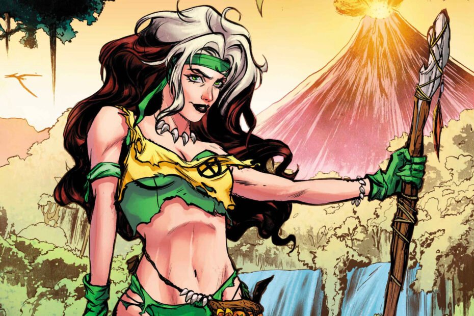 X-Men e Rogue enfrentam dinossauros na Terra Selvagem