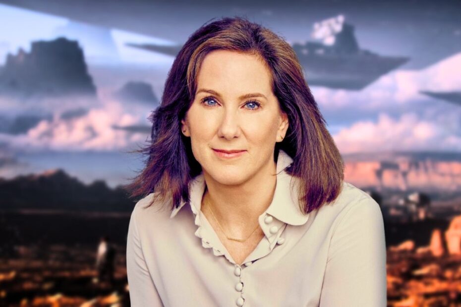 **Kathleen Kennedy Fala Sobre Rumores de Aposentadoria** Kathleen Kennedy reafirma sua permanência na Lucasfilm