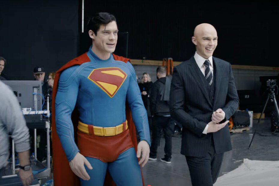 **Novo Superman: Um Olhar Atraente Sobre Heróis, Vilões e Aliados** Novo vídeo dos bastidores de Superman revela heróis e vilões inéditos