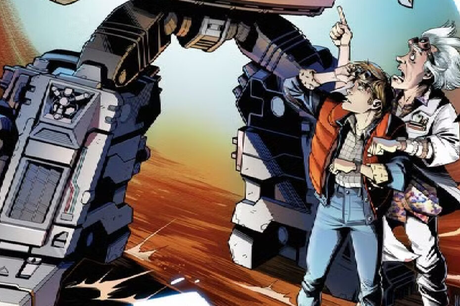 Doc Brown e seu icônico DeLorean, famoso por suas viagens no tempo, ganharam uma nova forma em uma aventura inusitada. Em 2020, a IDW Publishing lançou uma minissérie de quadrinhos comemorando o 35º aniversário de "De Volta para o Futuro" e "Transformers". Chamado "Transformers/Back to the Future", o projeto foi escrito por Cavan Scott e ilustrado por Juan Samu, levando os fãs a uma viagem maluca no tempo. Quando o DeLorean se transformou em Autobot: uma fusão inesperada