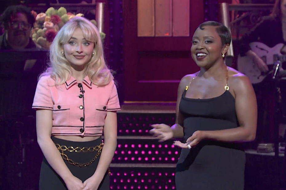 **Quinta Brunson e Sabrina Carpenter Brilham no SNL Cantando Sobre Ser Baixinha** Curtindo a Altura: Sabrina Carpenter e Quinta Brunson Cantam sobre Ser Baixinha