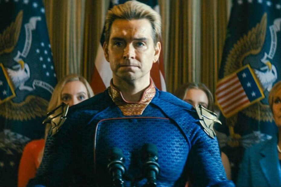 **A Paródia de Homelander em "The Boys" que Alfineta Trump** Homelander: A Paródia Perfeita de Trump em Tempos Sombrios