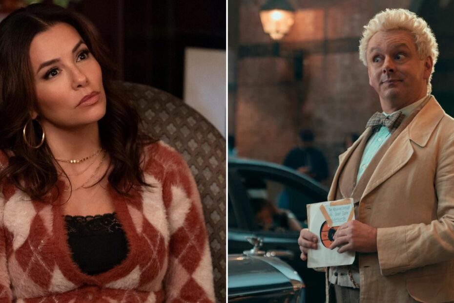 **Michael Sheen e Eva Longoria em uma Comédia Natalina** Natal em Caos: Michael Sheen e Eva Longoria na Comédia Festiva