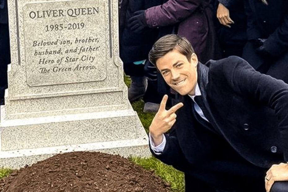**Grant Gustin e o Meme Marcante de The Flash** Grant Gustin comenta sobre meme famoso do Arrowverse