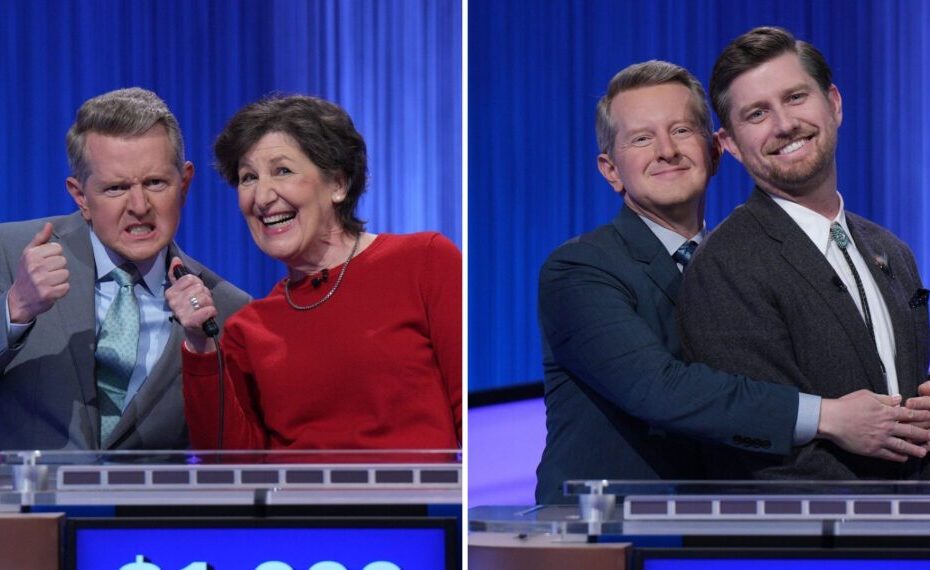 **Ken Jennings em Jeopardy!: Momentos Divertidos com os Concursantes** Ken Jennings encanta com diversão em novas fotos promocionais