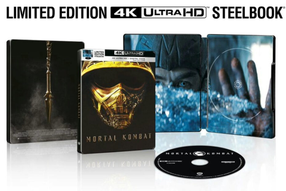 **Mortal Kombat 4K Blu-ray Steelbook: Edição Limitada em Pré-venda** Mortal Kombat Steelbook: Prepare-se para a Luta Épica!