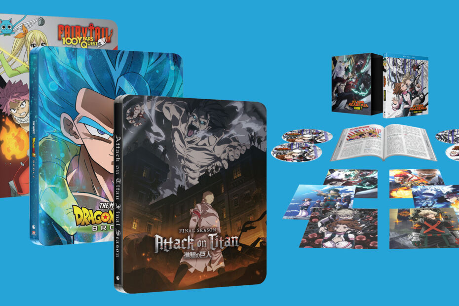 Novas edições em Steelbook de Dragon Ball Super e Attack on Titan