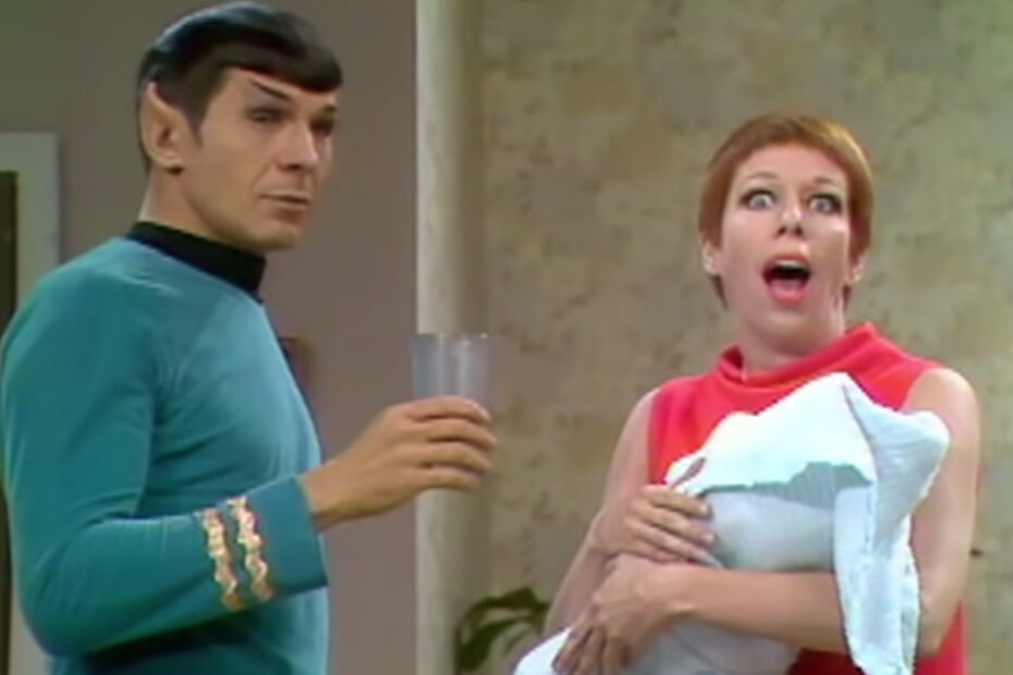 **Leonard Nimoy e seu Surpreendente Cameo em The Carol Burnett Show** Leonard Nimoy surpreende com cameo inesperado como Spock