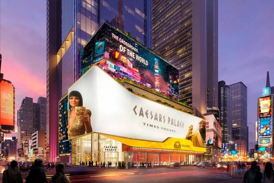 **Proposta de Cassino em Times Square é Rejeitada por Comitê Consultivo** Planos do Luxuoso Cassino de Times Square por Caesars Palace e Jay-Z Em Um Impasse Inesperado