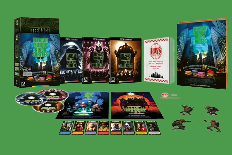 Coleção Imperdível: Teenage Mutant Ninja Turtles Trilogy em 4K Ultra HD Tartarugas Ninja em 4K: A Trilogia que Você Não Pode Perder!