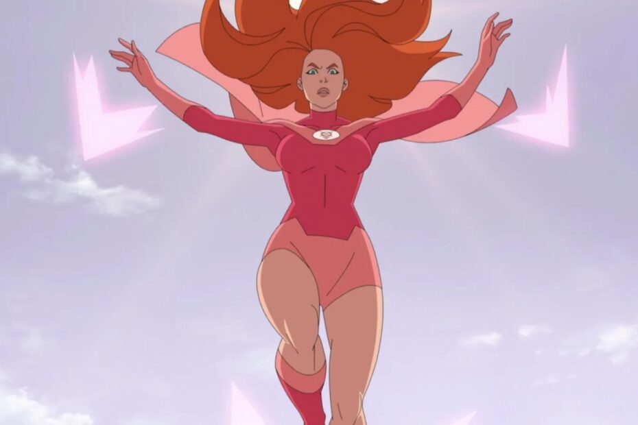 Atom Eve e o desafio de ser a heroína mais poderosa de Invincible Atom Eve enfrenta desafios na quarta temporada de Invincible e busca seu verdadeiro potencial