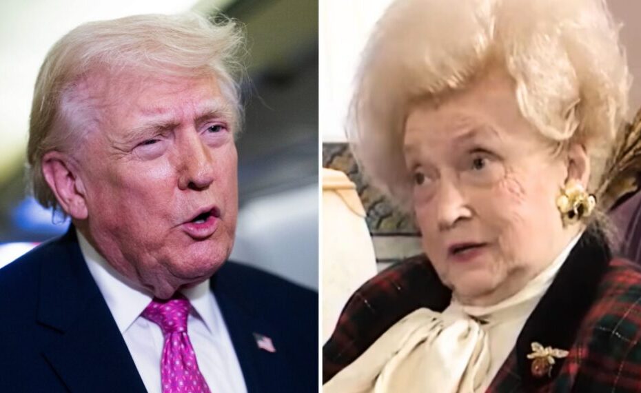 Entrevista Antiga com a Mãe de Donald Trump Surpreende por Semelhanças Impressionantes Semelhanças impressionantes entre Donald Trump e sua mãe viralizam