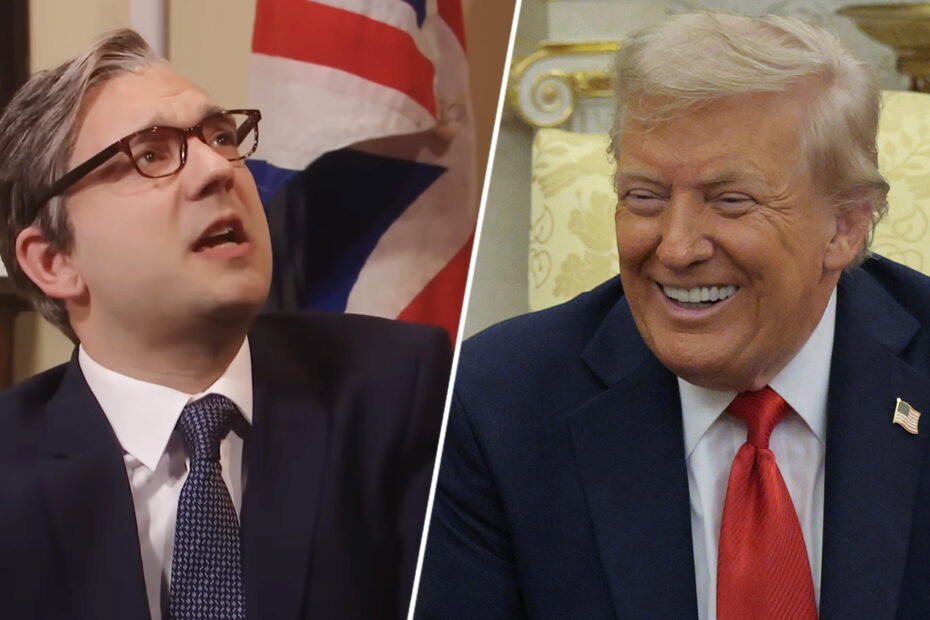 Trump Compartilha Abertura Cômica do 'SNL UK' que Traz Keir Starmer em Situação Complicada Trump se Diverte com Sátira de Keir Starmer no Inaugural SNL UK