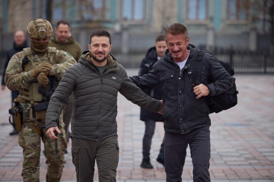 Volodymyr Zelenskyy e Sean Penn: Uma Amizade Que Transcende Fronteiras Zelenskyy e Sean Penn: A Amizade que Une Cinema e Resistência Ucraniana